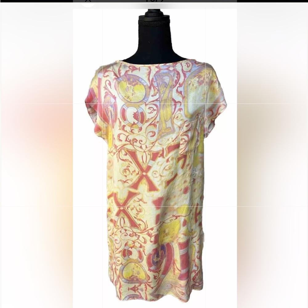Crop‎ by David Peck 100% Silk Dress S